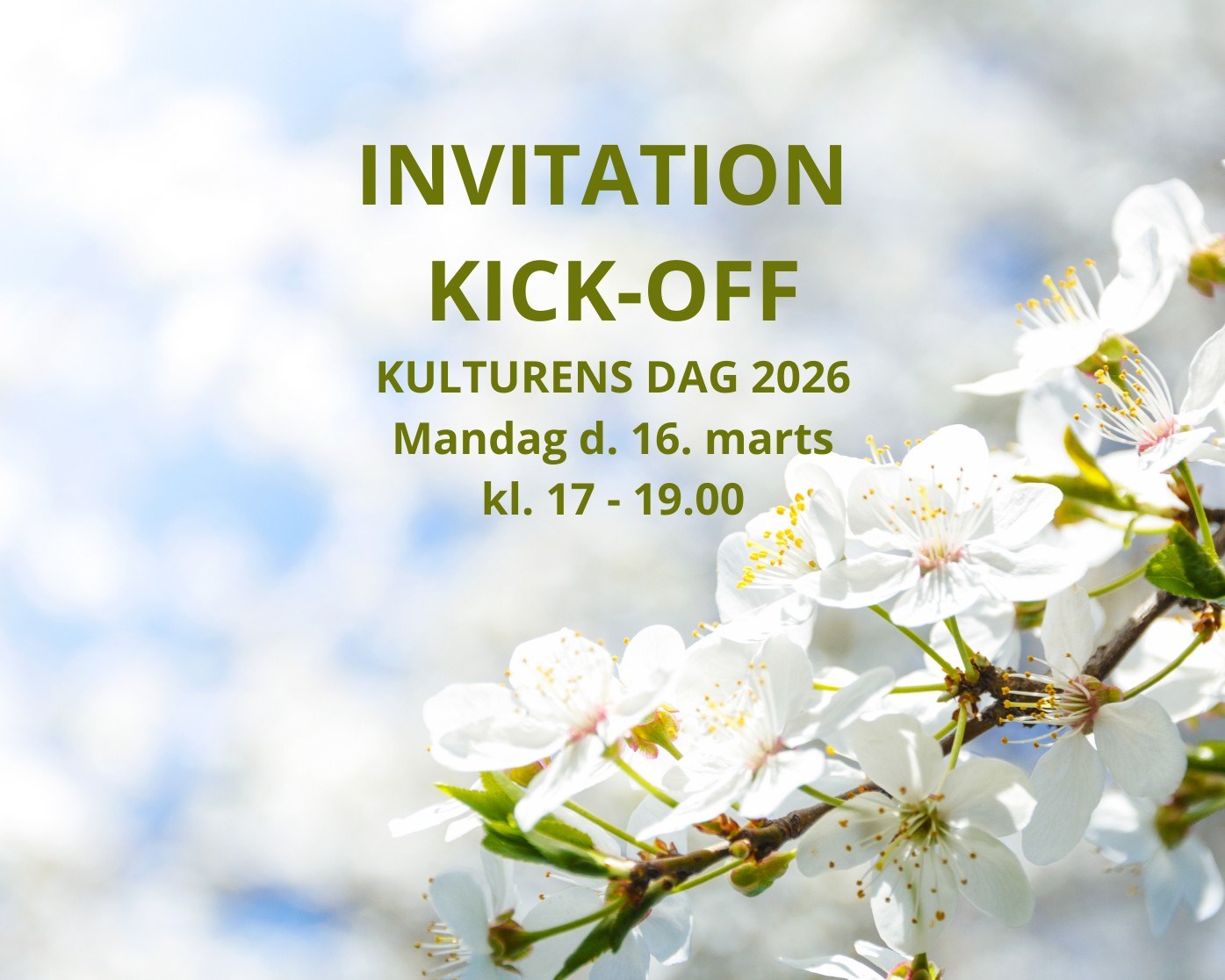 Kick-Off Kulturens Dag 2026