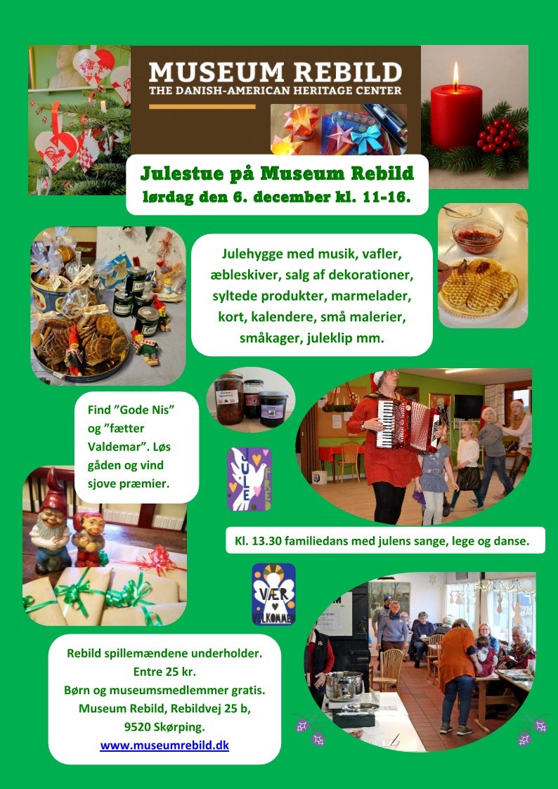 Julestue på Museum Rebild - kom til julehygge med hele familien!