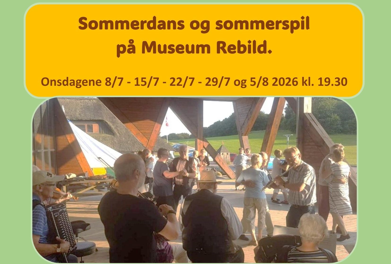 Sommerdans og sommerspil på Museum Rebild
