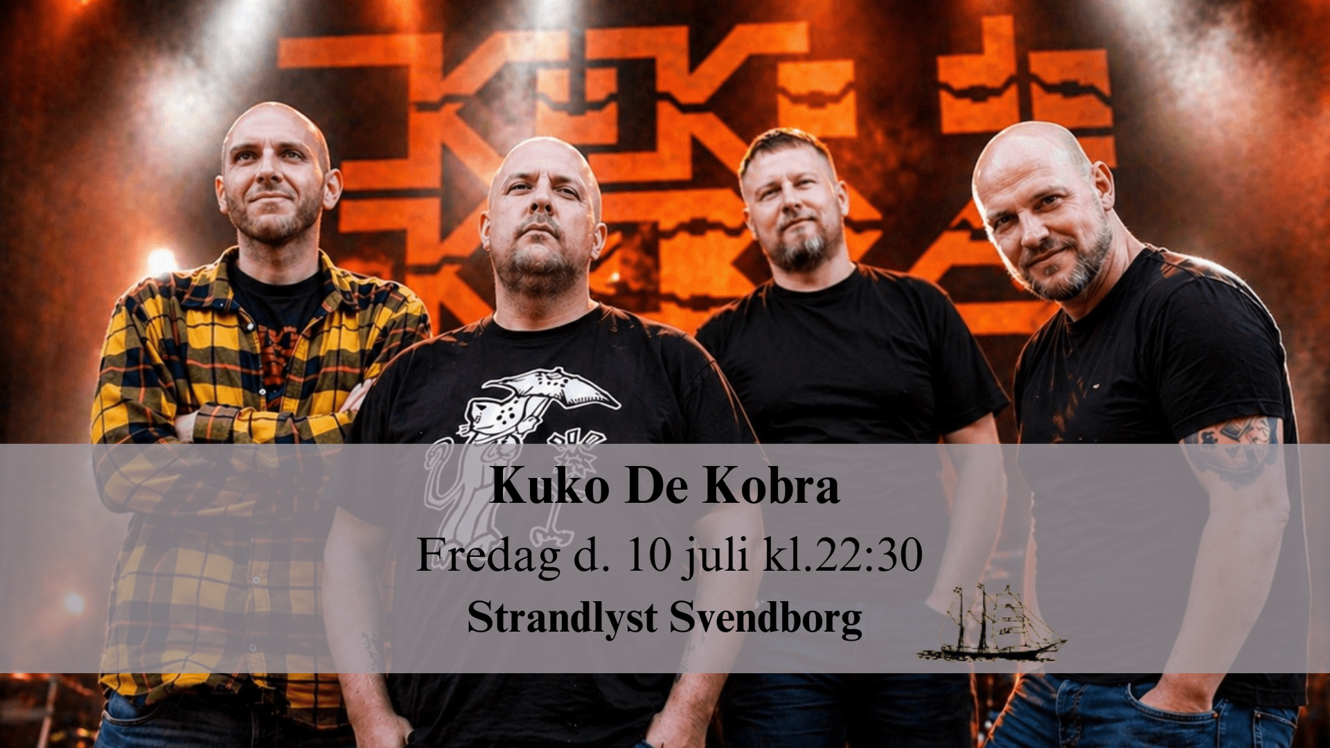Kuko De Kobra spiller LIVE på Strandlyst, Svendborg