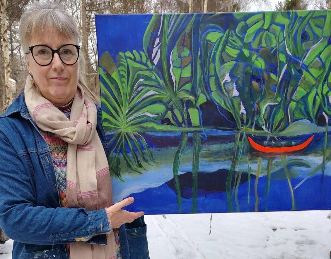 Fernisering i Pizzagalleriet i Albertslund