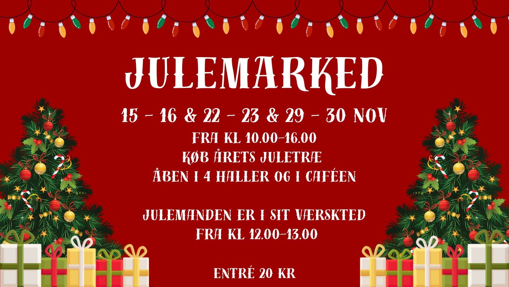 Julemarked på Haughus Gods