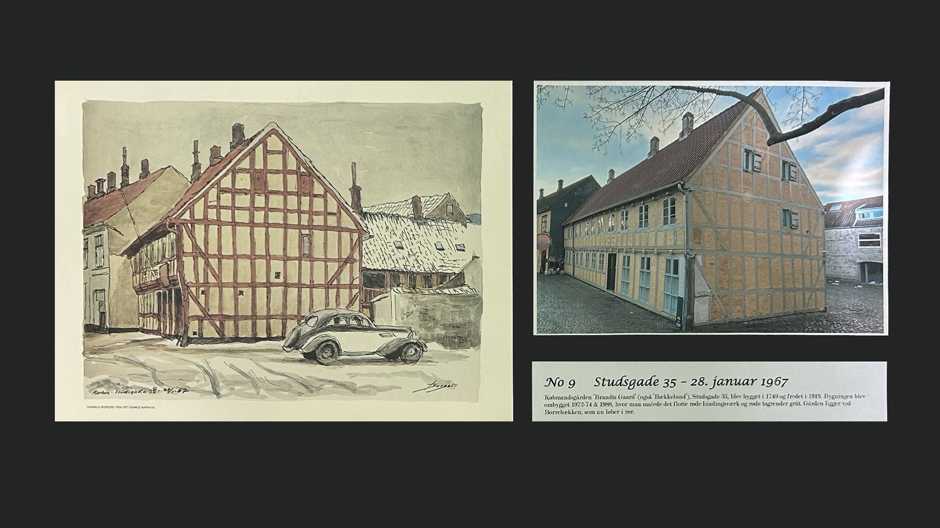 Fernisering i Lystrup Kirke: Aarhus før og nu