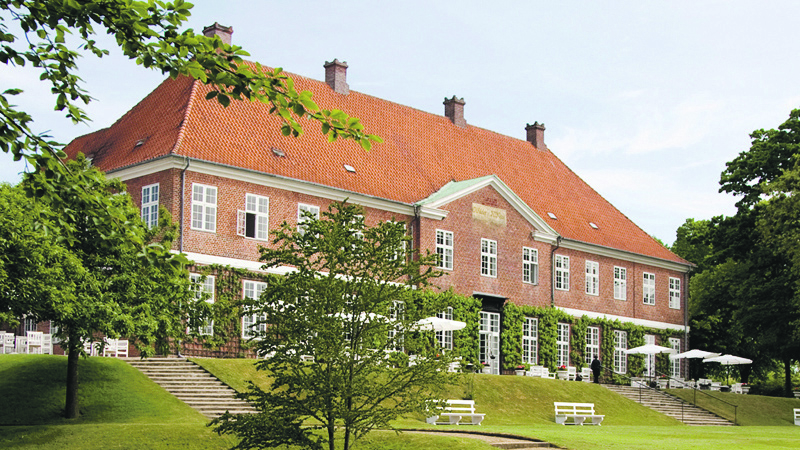 Hindsgavl, vandring i parken