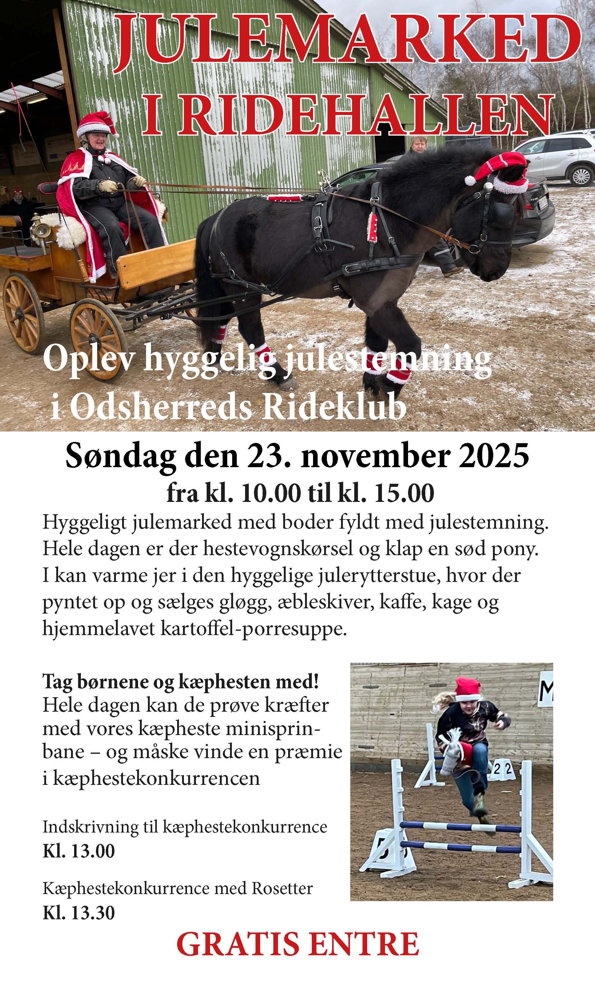 Julemarked i Ridehallen