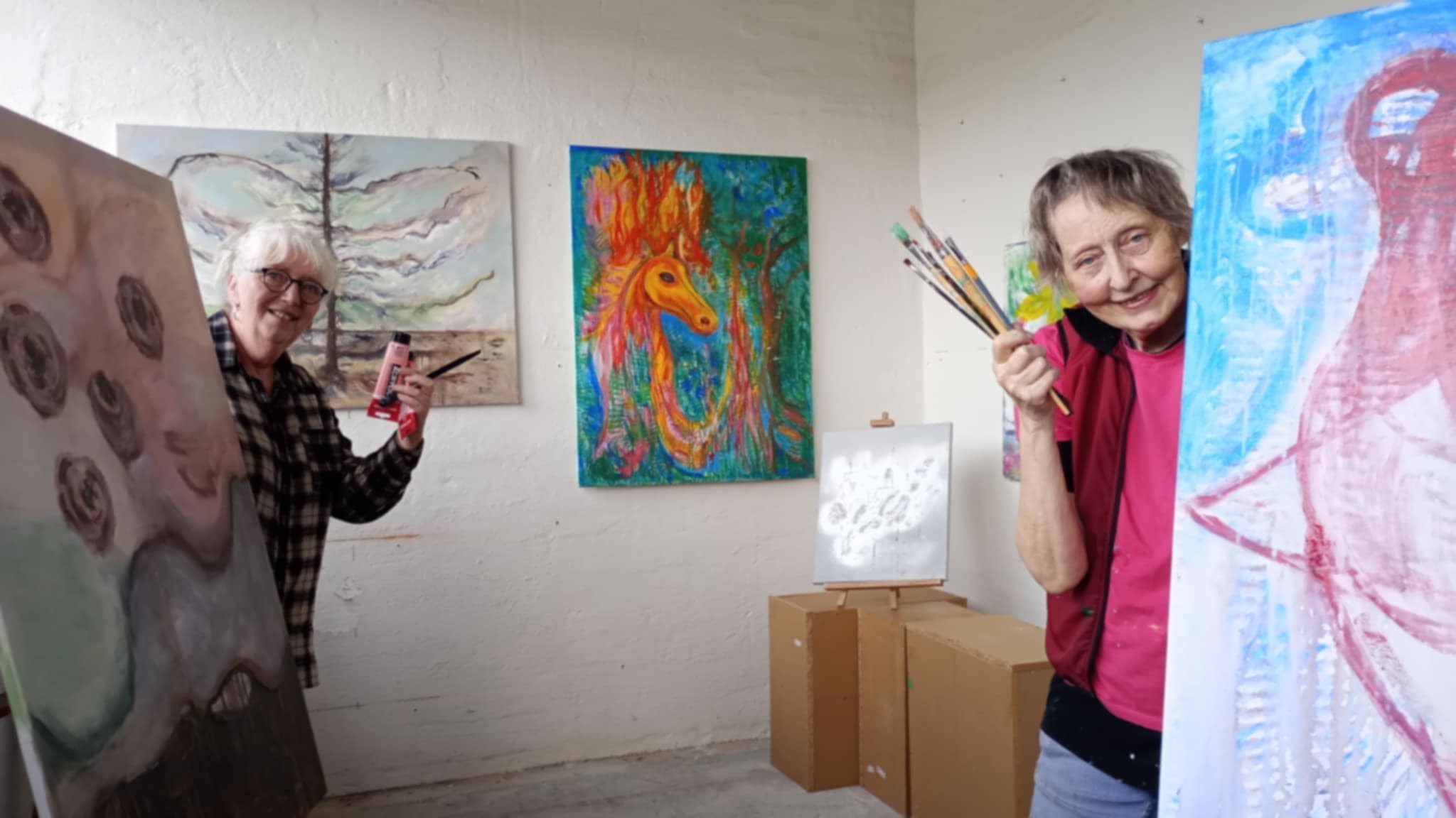 Maledag - Få gang i penslerne i Kulturkiosken