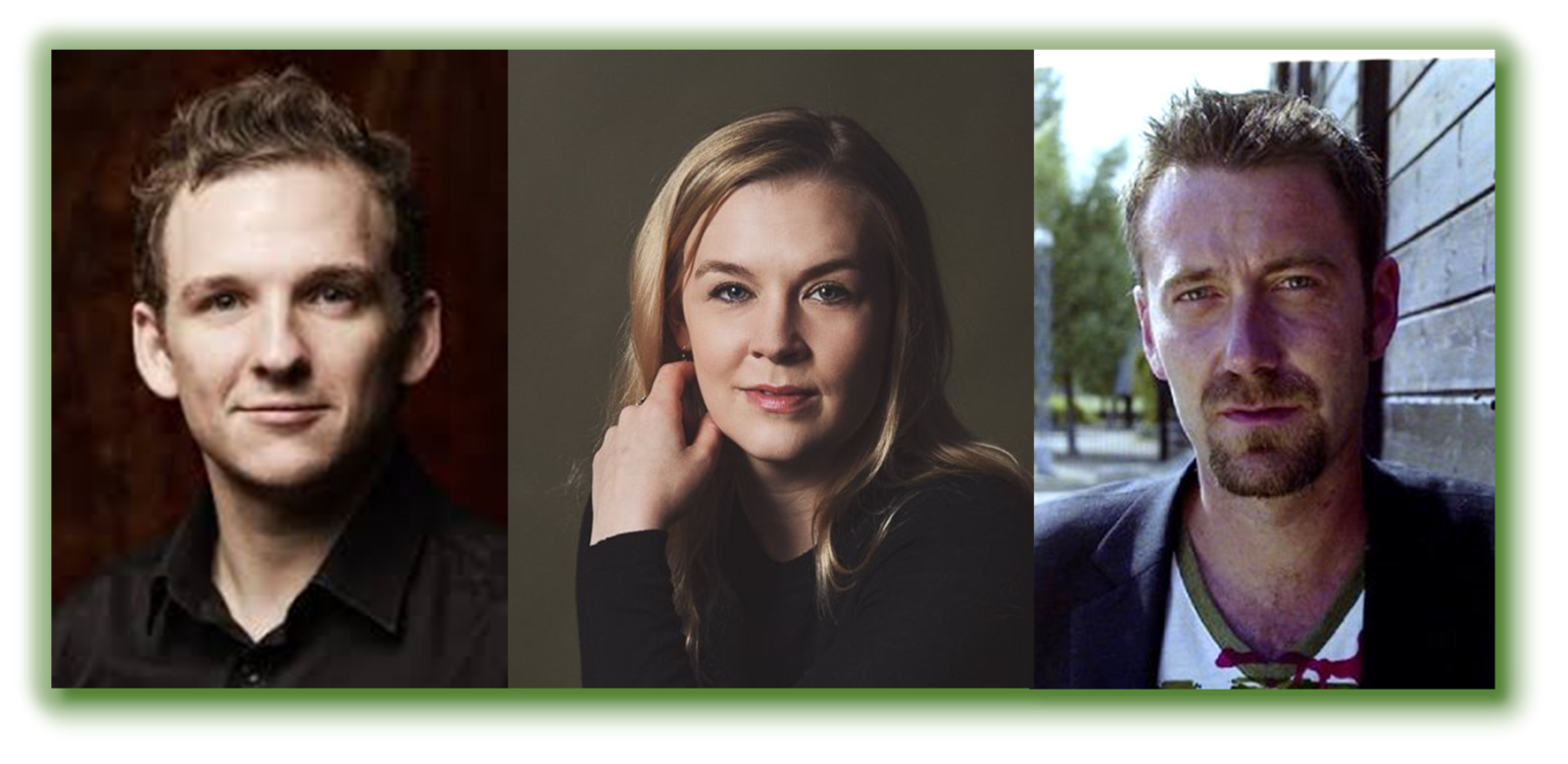 Thomas, Lars og Katrine spiller og synger julen ind