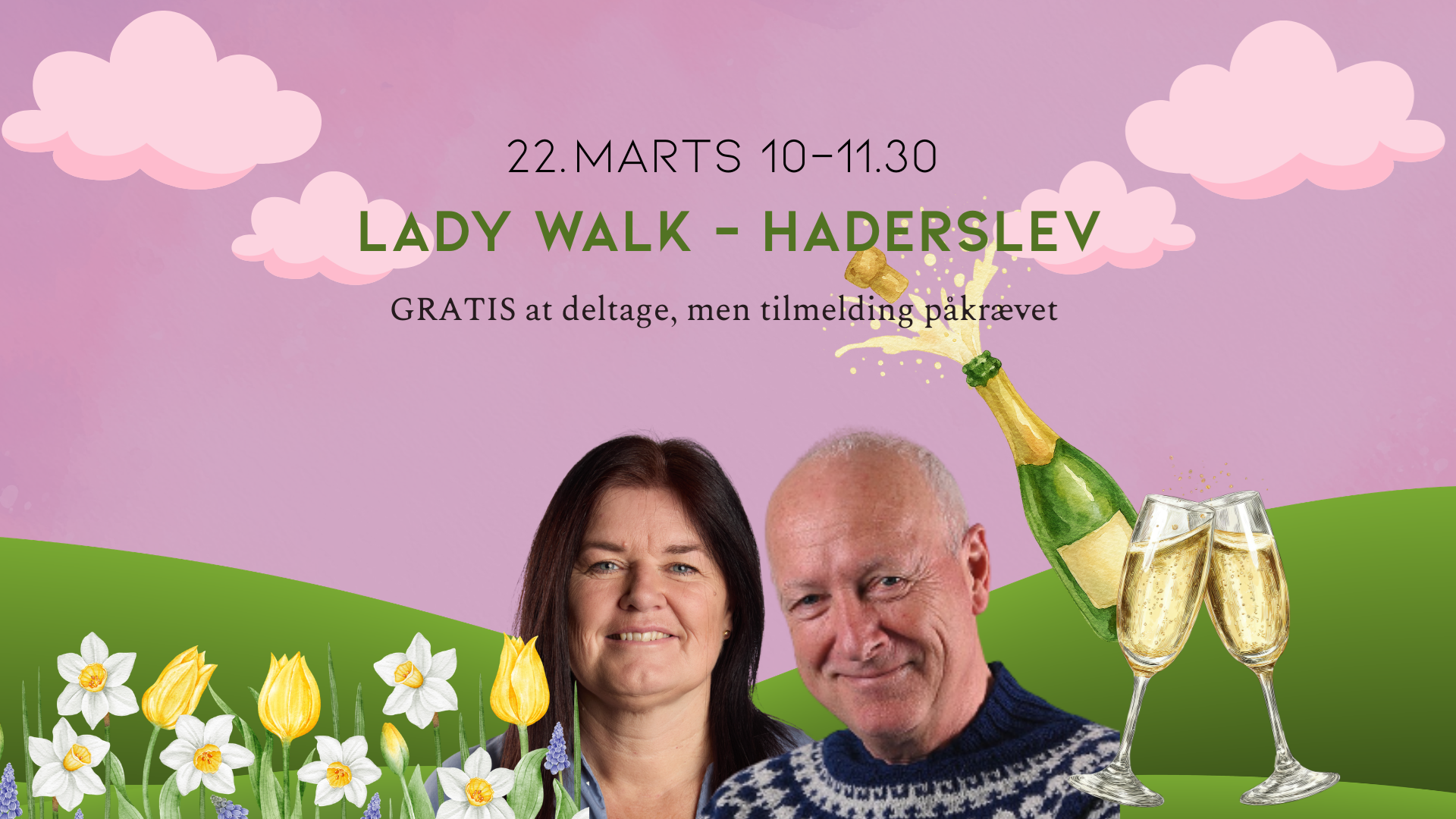 Ladywalk Haderslev - vi finder forårstegn