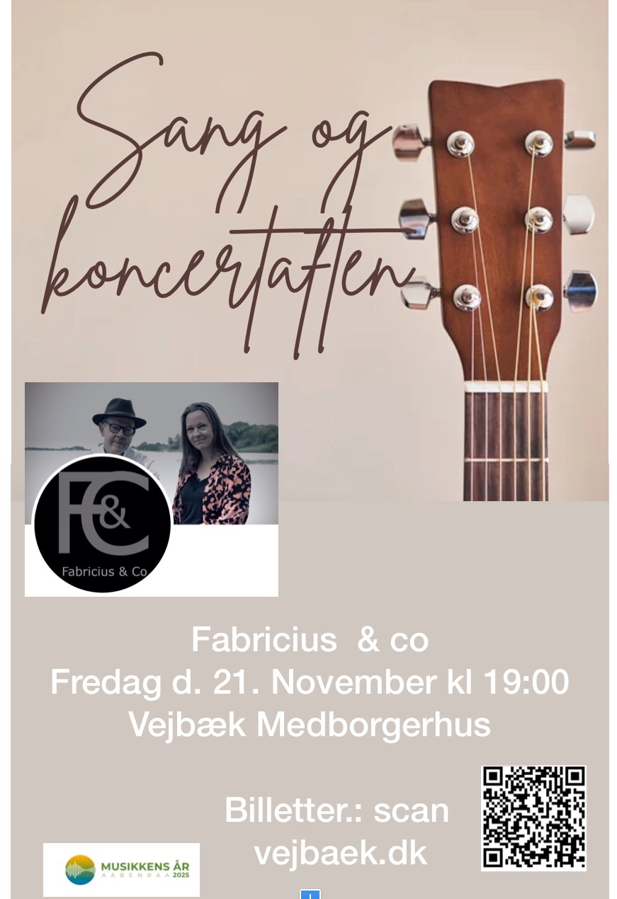 Koncert aften med Fabricius & Co