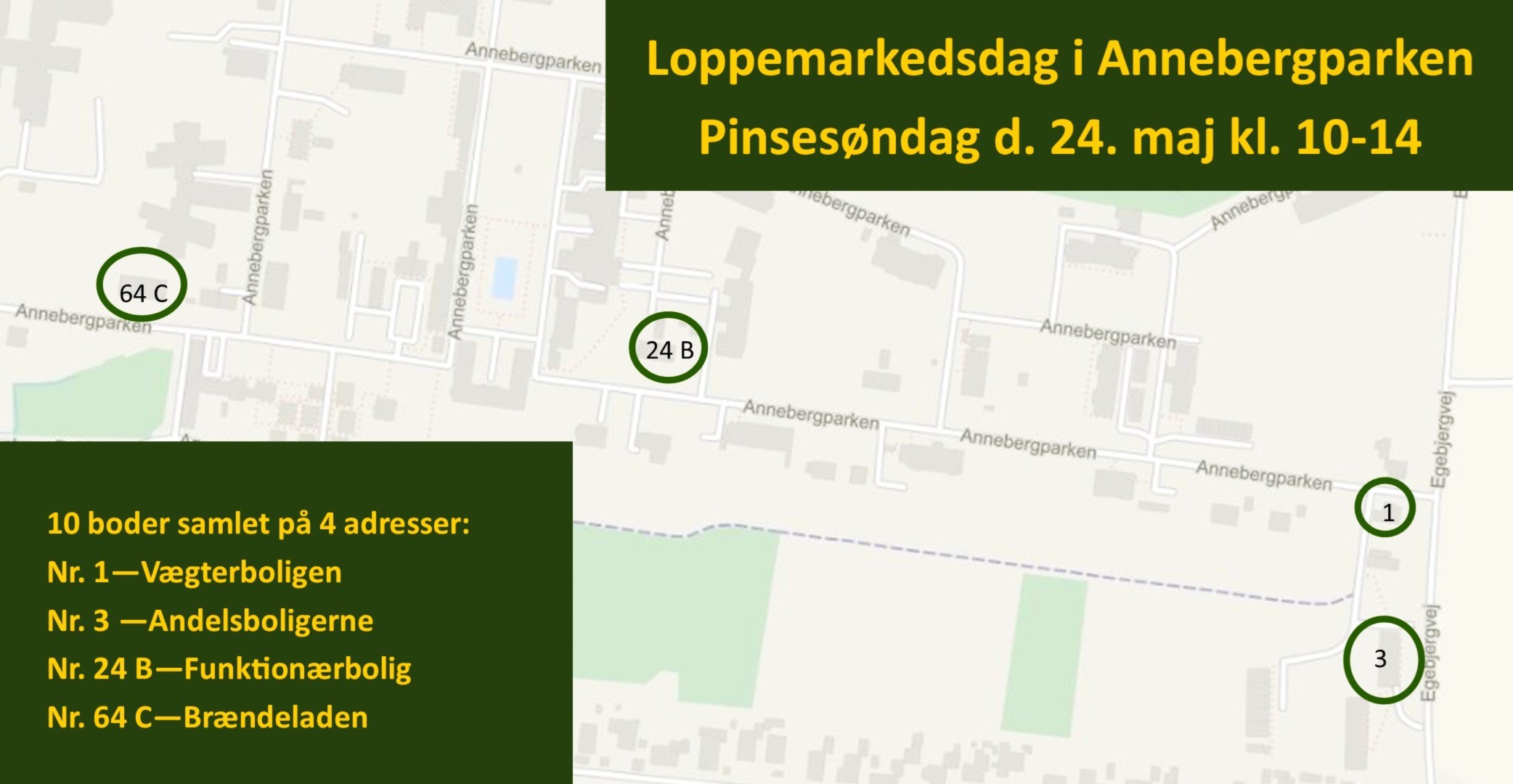Loppemarkedsdag i Annebergparken