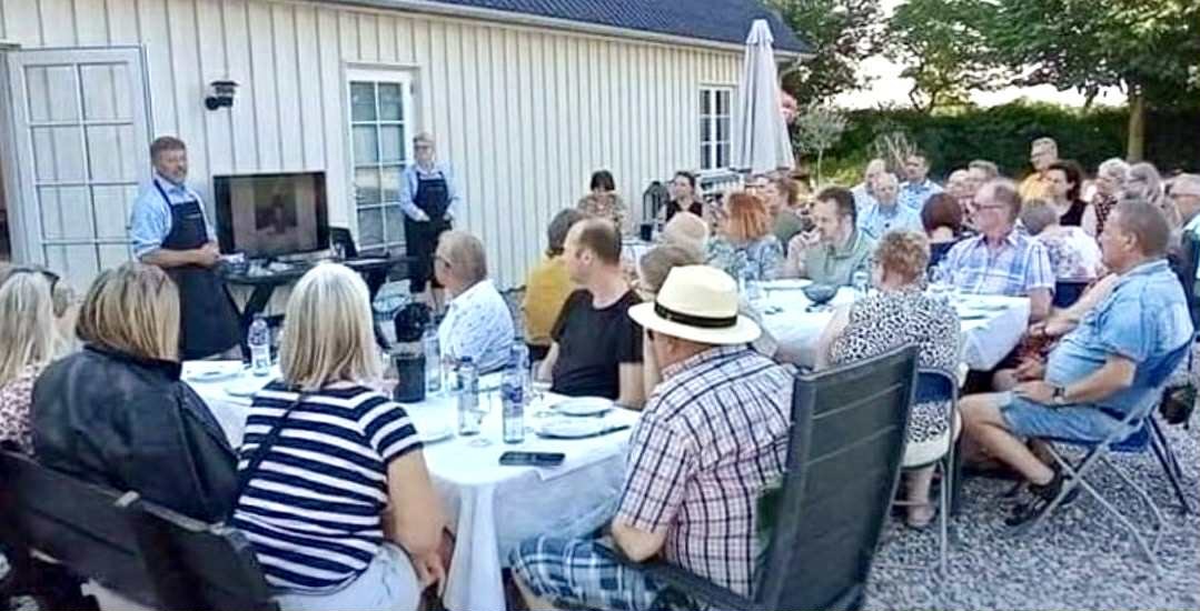 Ginsmagning på Dybkærgaard