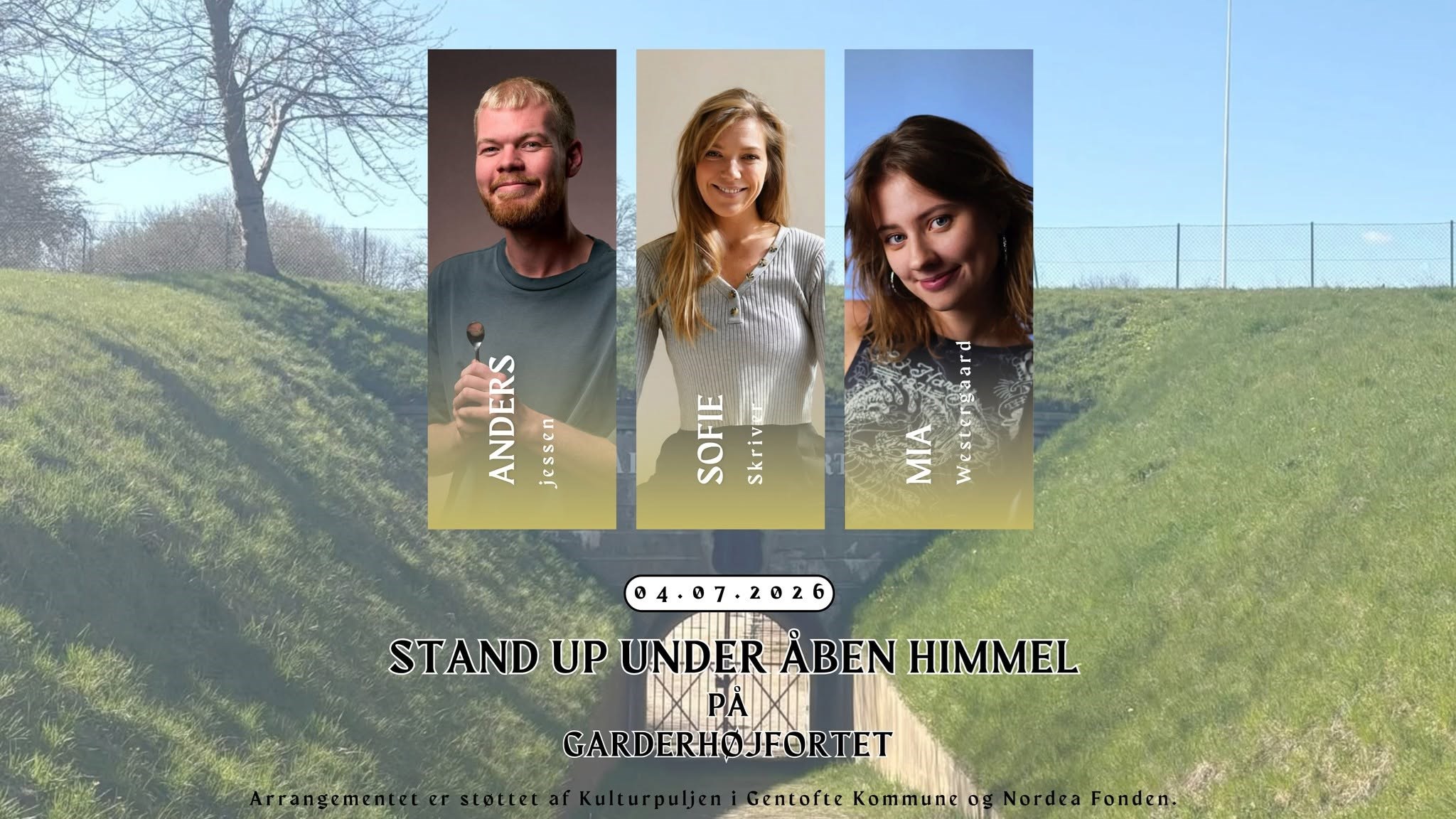 Stand up under åben himmel
