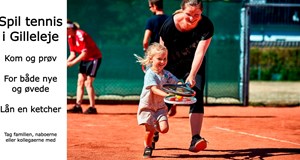 * Åbent Hus i Gilleleje Tennis Klub - Tennissportens Dag * 