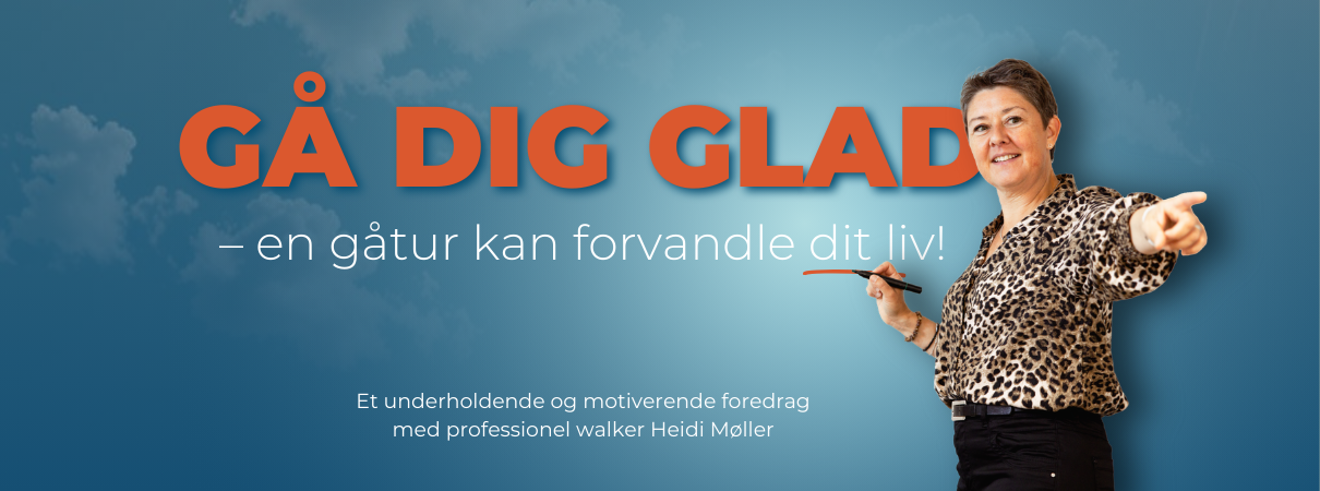 Foredrag Nexø: Gå dig glad - en gåtur kan forvandle dit liv!