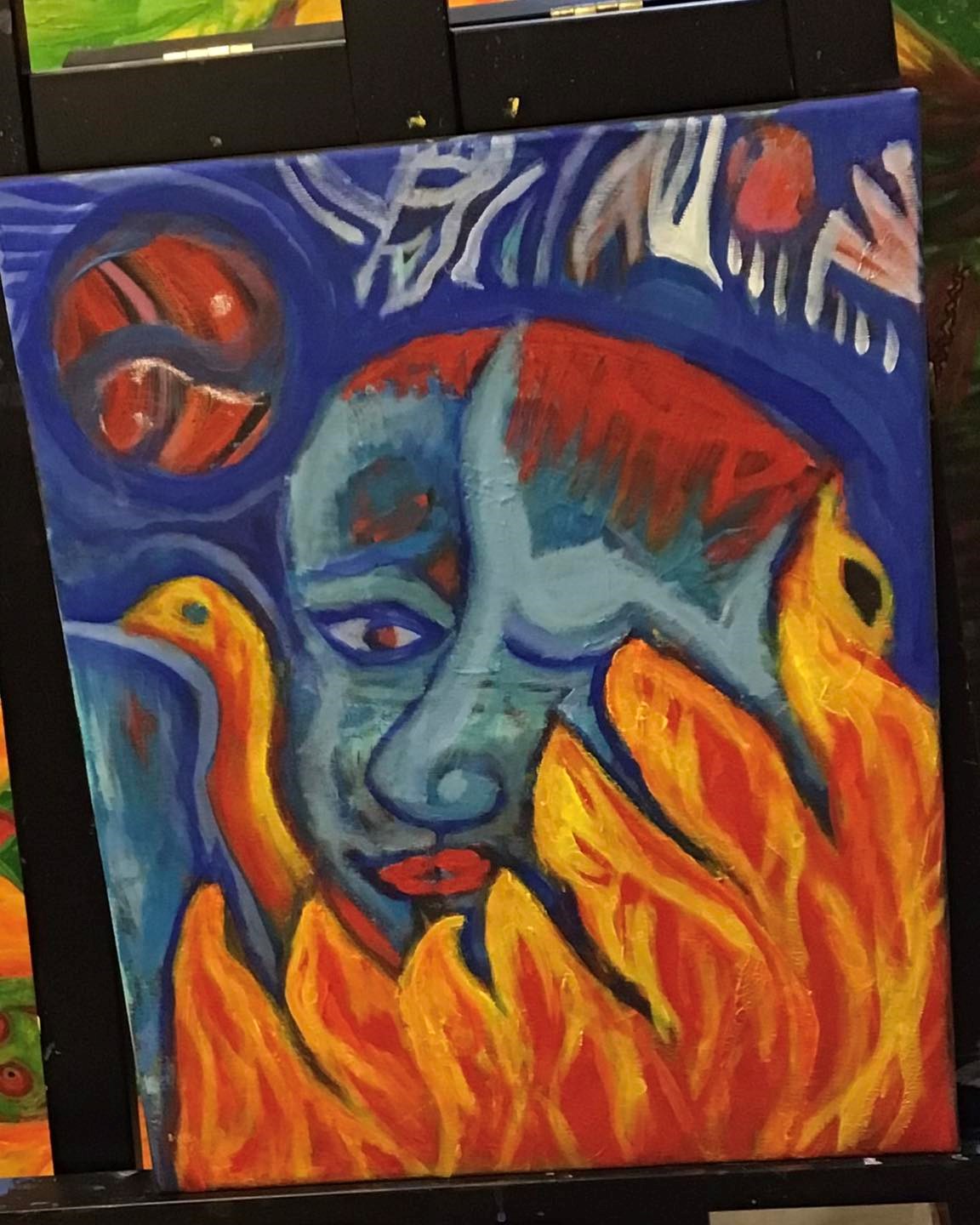 Påske Maleriudstilling på Folkestedet