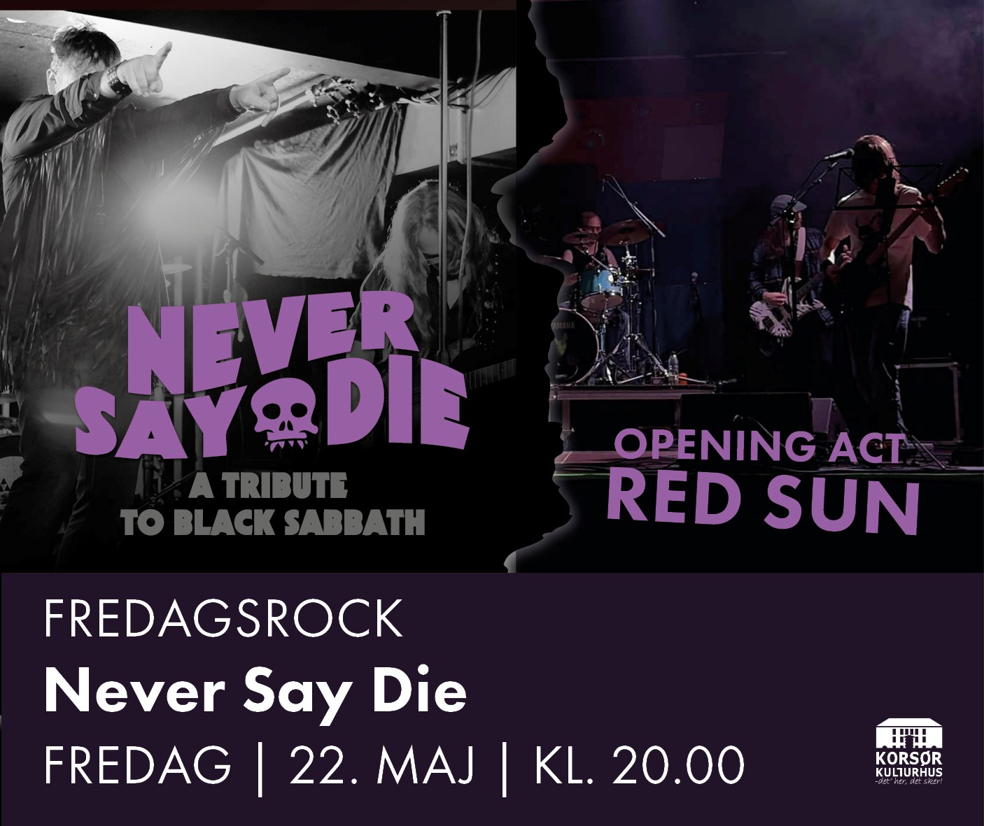 Fredagsrock: Never say die - Black Sabbath Tribute m. opvarmning af Red Sun
