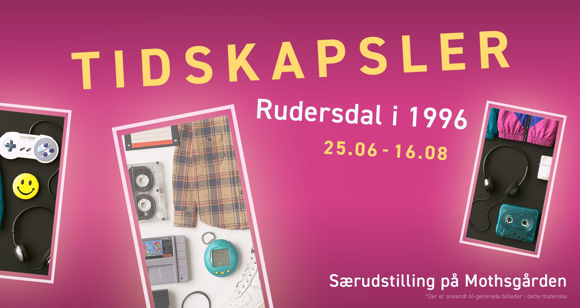 Åbning af særudstilling: Tidskapsler - Rudersdal i 1996