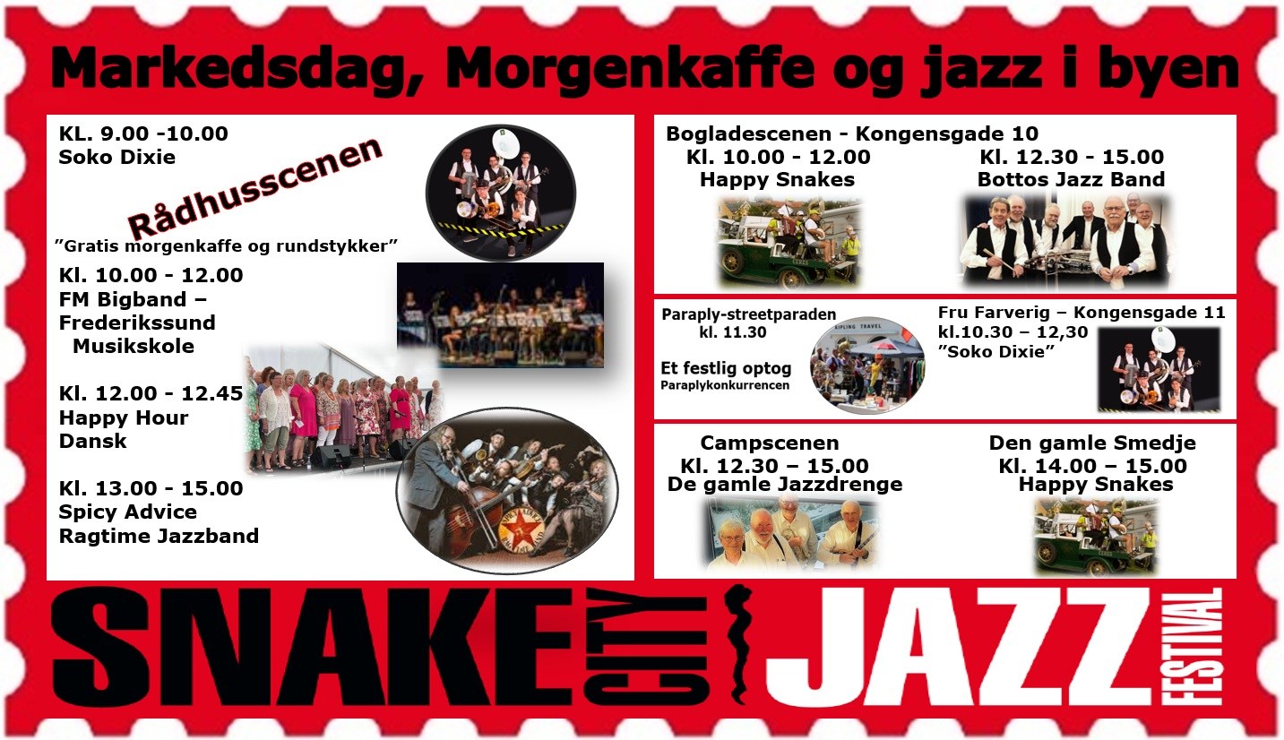 Markedsdag, Morgenkaffe og jazz i byen