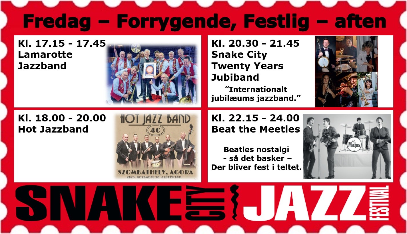 Fredag - Forrygende, Festlig - aften