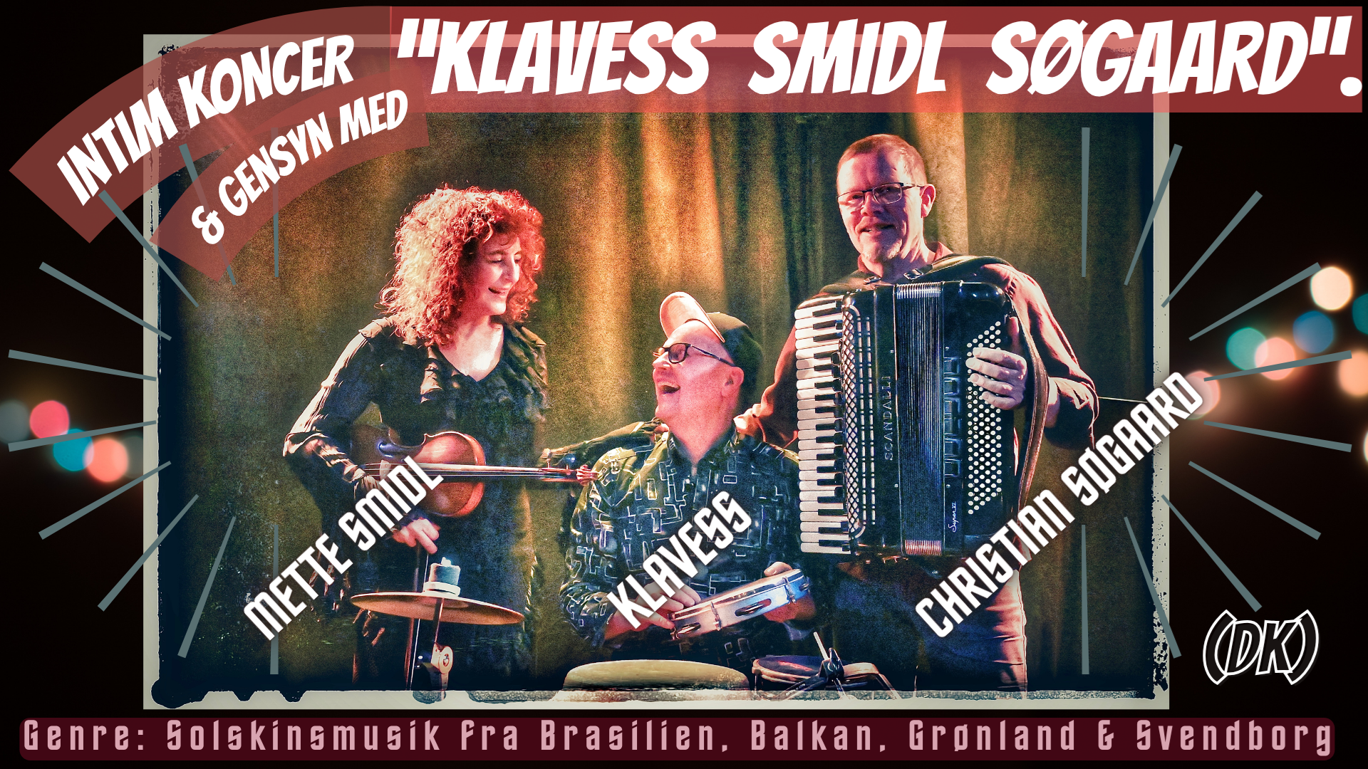 Intim koncert "Klavess-Smidl-Søgaard"