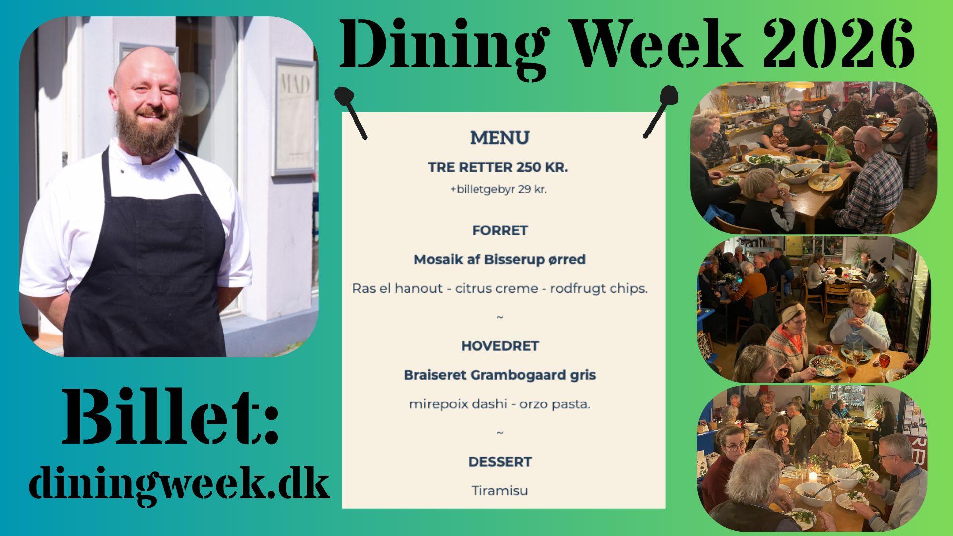 "Dinning week" m Nikolaj - Madenentreprenøren