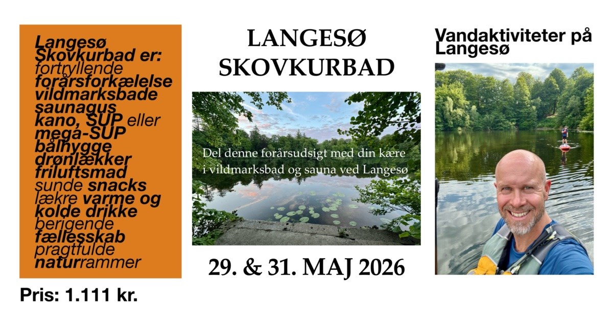 Langesø Skovkurbad 29. og 31. maj 2026
