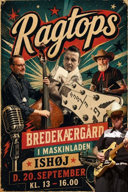 The Ragtops indtager maskinladen på Bredekærgård