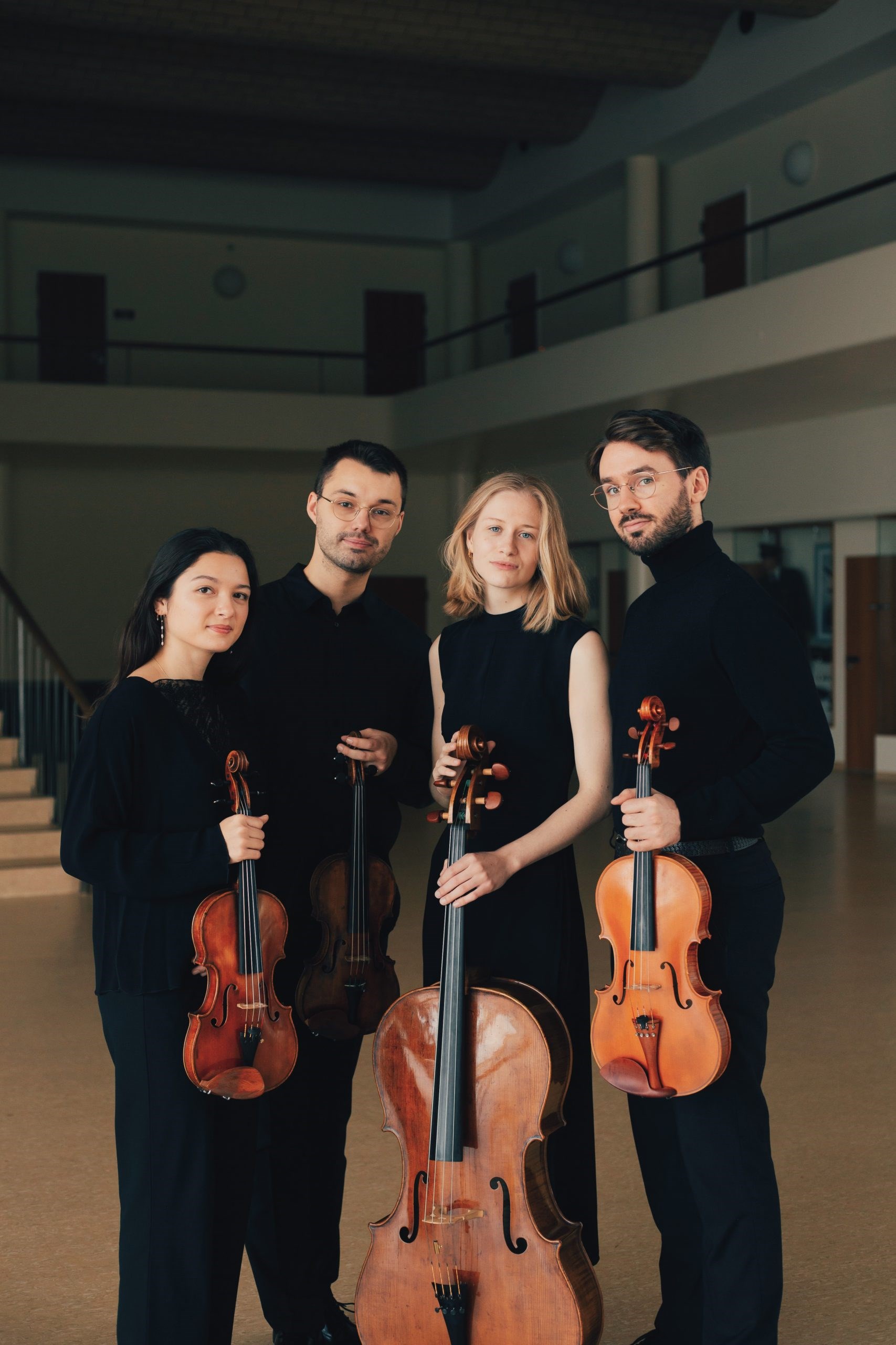 Novo Quartet med pianisten Elias Holm