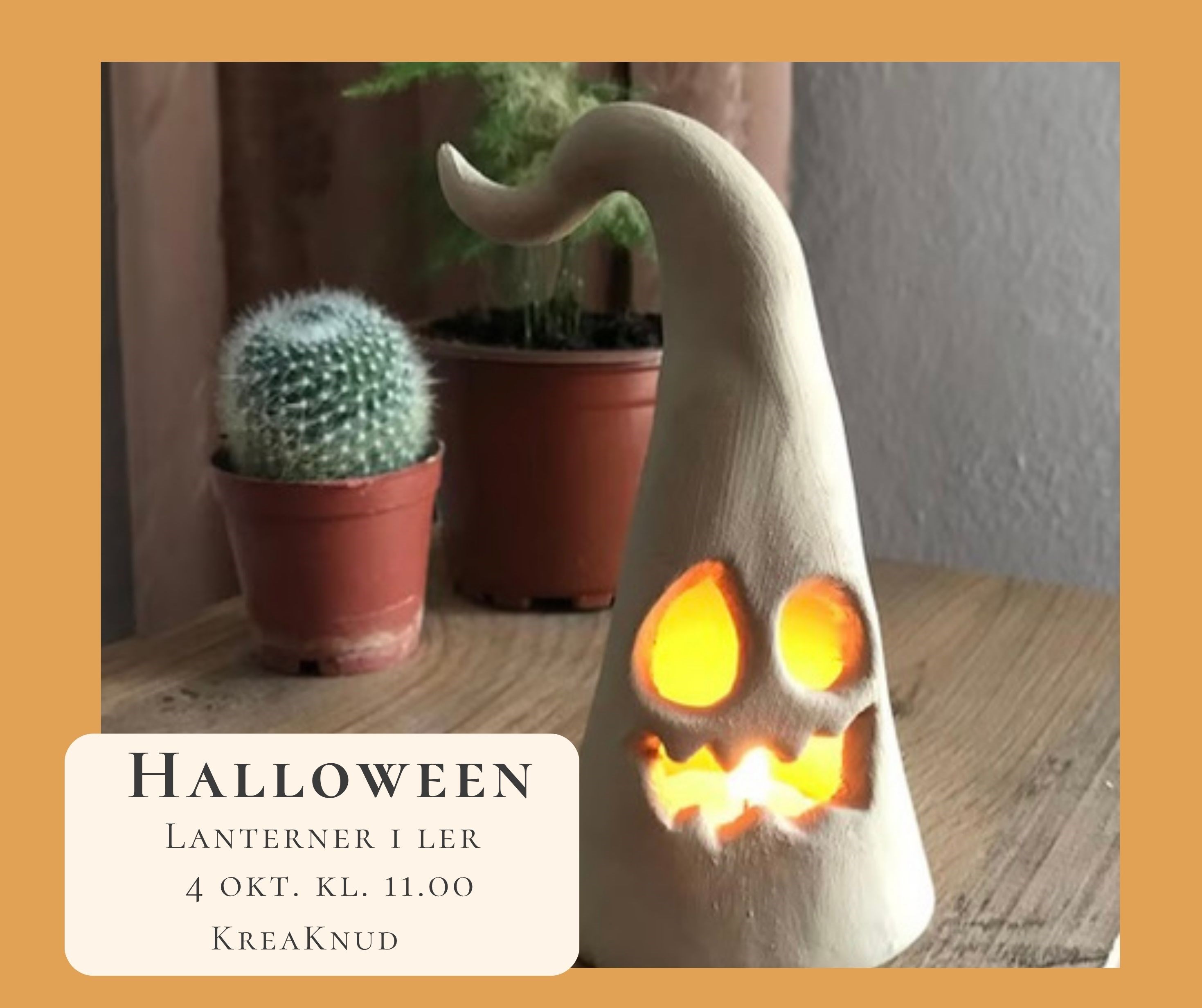 Halloween-workshop-spøgelseslanterner i ler