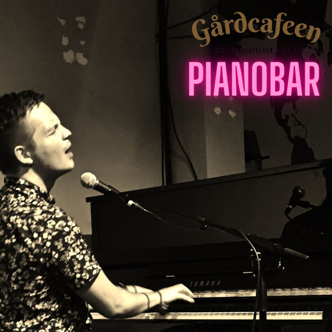 Pianobar på GårdCafeen med Rasmus Mogensen
