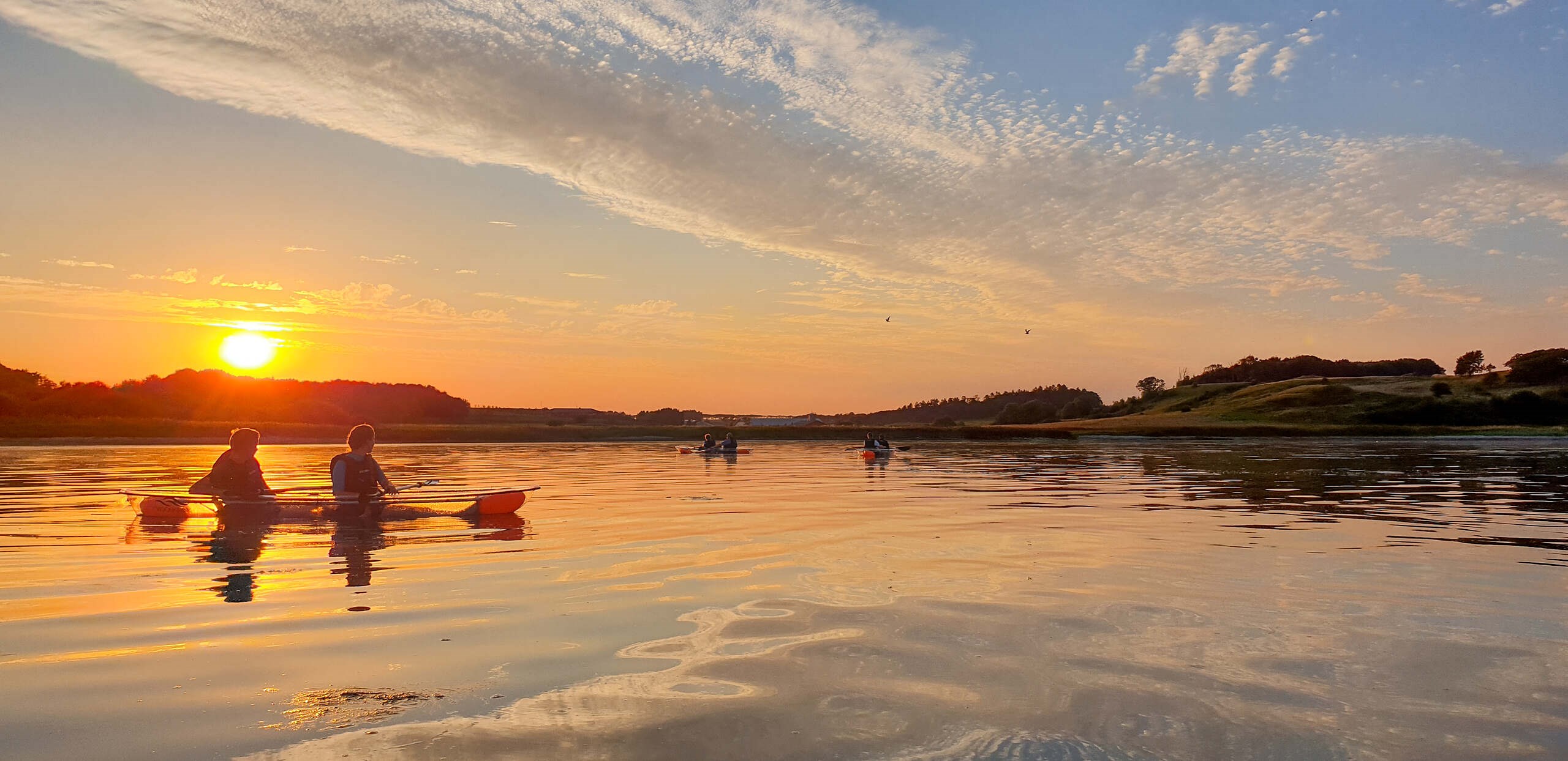 Solnedgangstur i GLASKAJAK® med VisionKayak - Oplevelser på Limfjorden