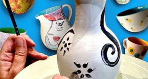 Keramikcafé: Efterårs plantetryk