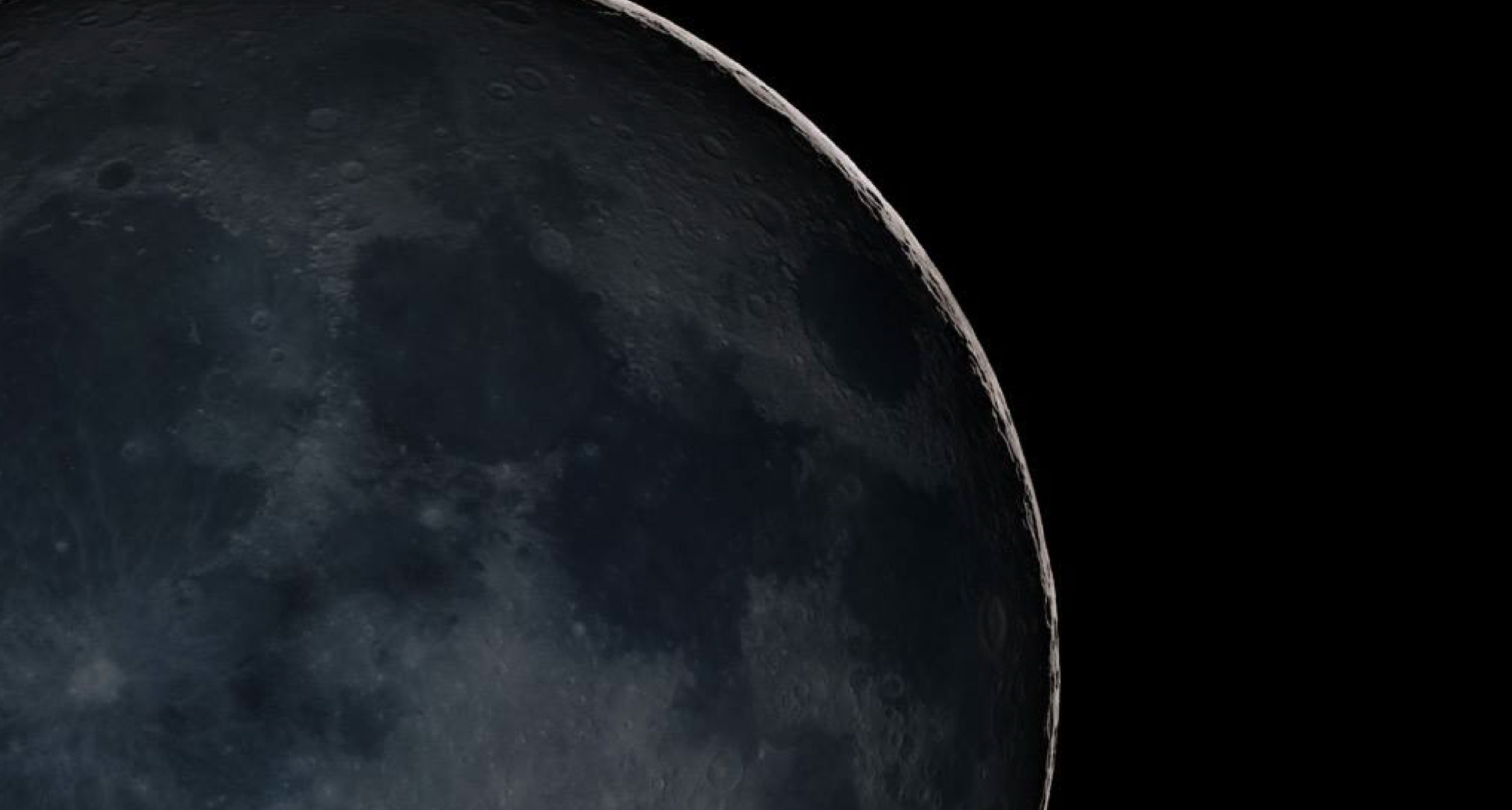 Nymåne - ind i marts mørke