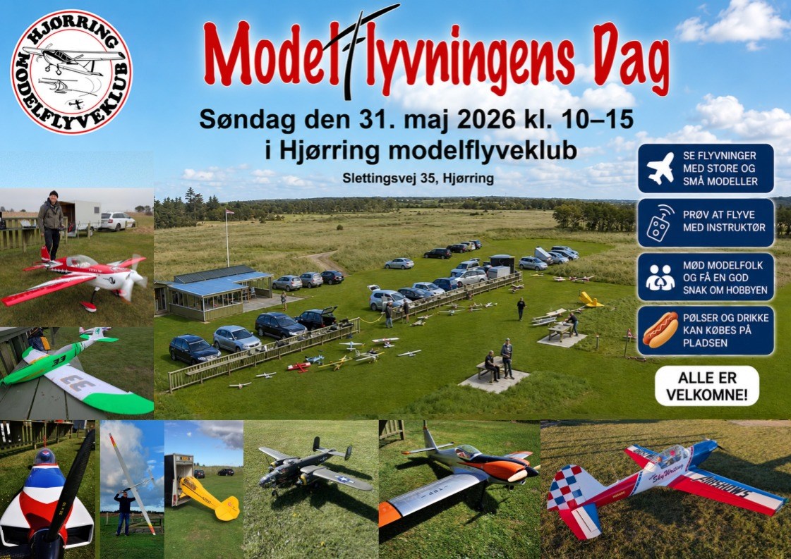 Modelflyvningens Dag i Hjørring 2026