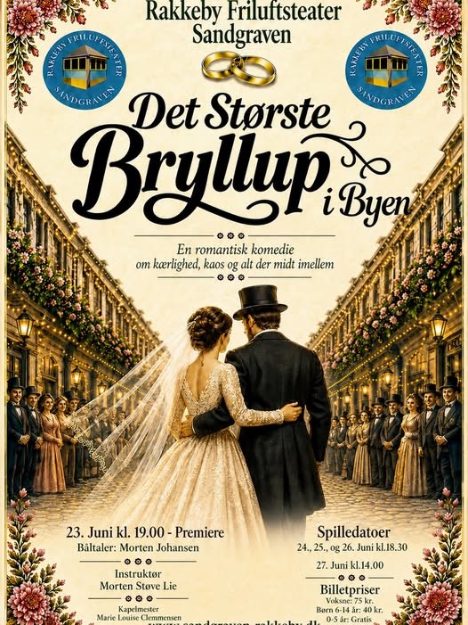 Det Største Bryllup I Byen - Friluftsteater i Sandgraven
