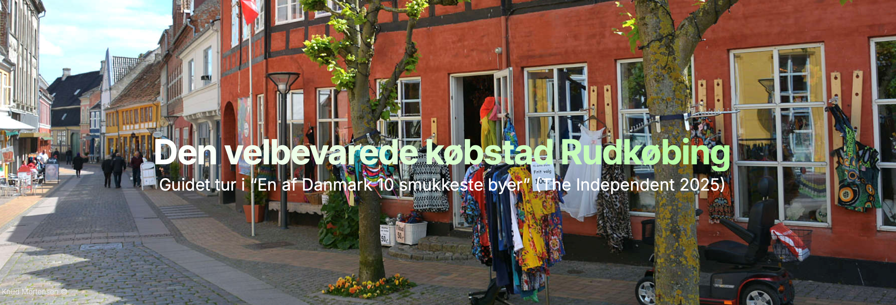Guidet byvandring i Rudkøbing - den velbevarede købstad på Langeland