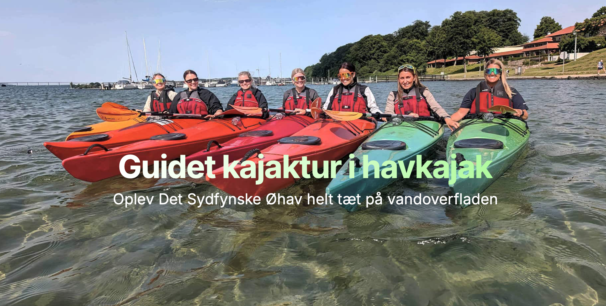 Guidet kajaktur i havkajak