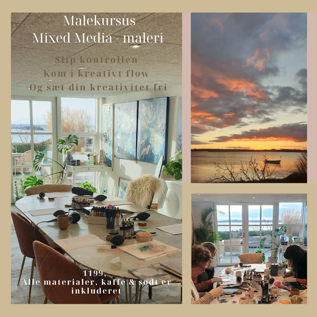 Malekursus ved fjorden i Kerteminde