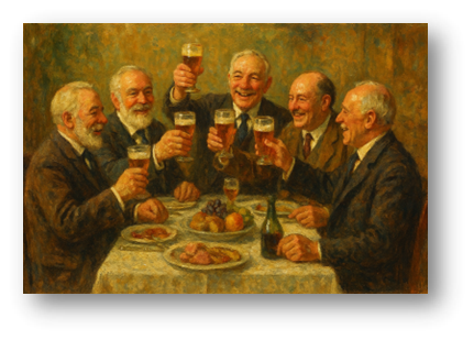 En efterhånden legendarisk herrefrokost