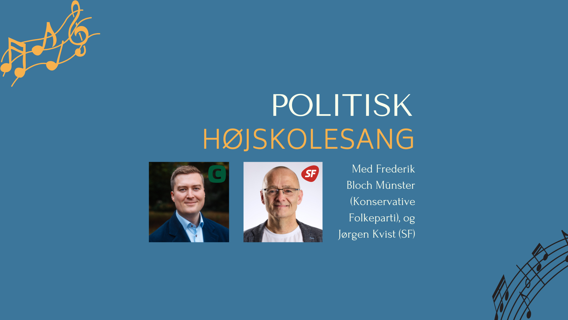 Politisk højskolesang med SF og Konservative