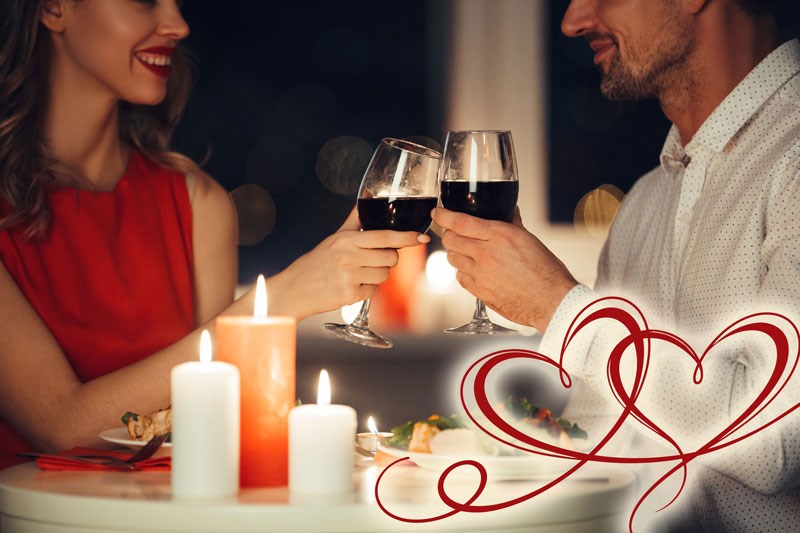 Valentinsmiddag derhjemme - med tid til hinanden