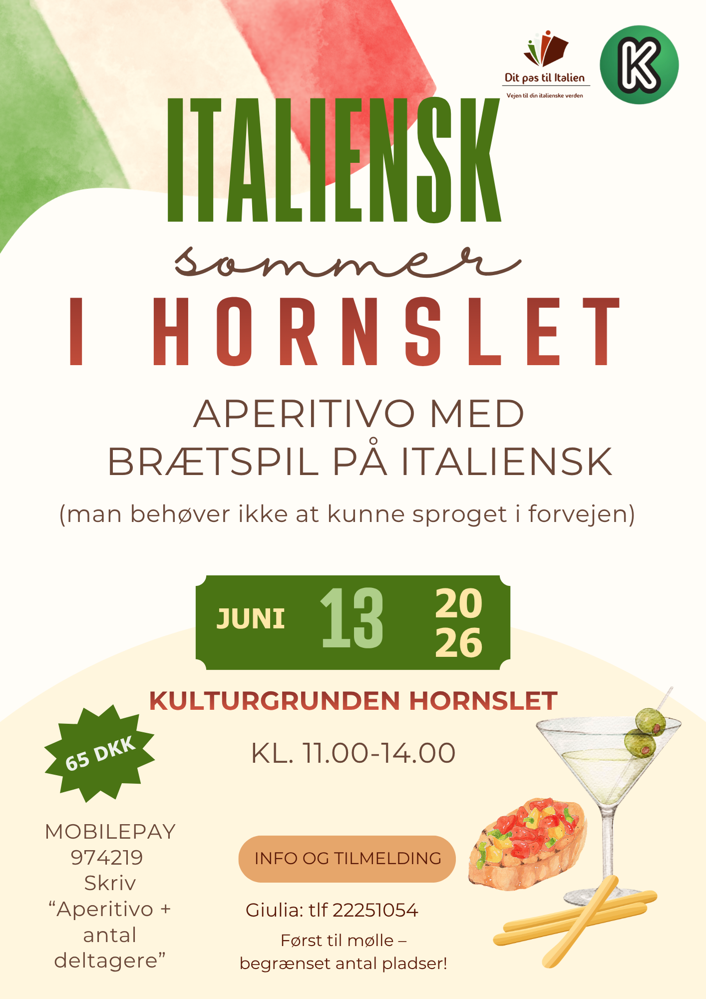 Byd sommeren velkommen på italiensk manér!