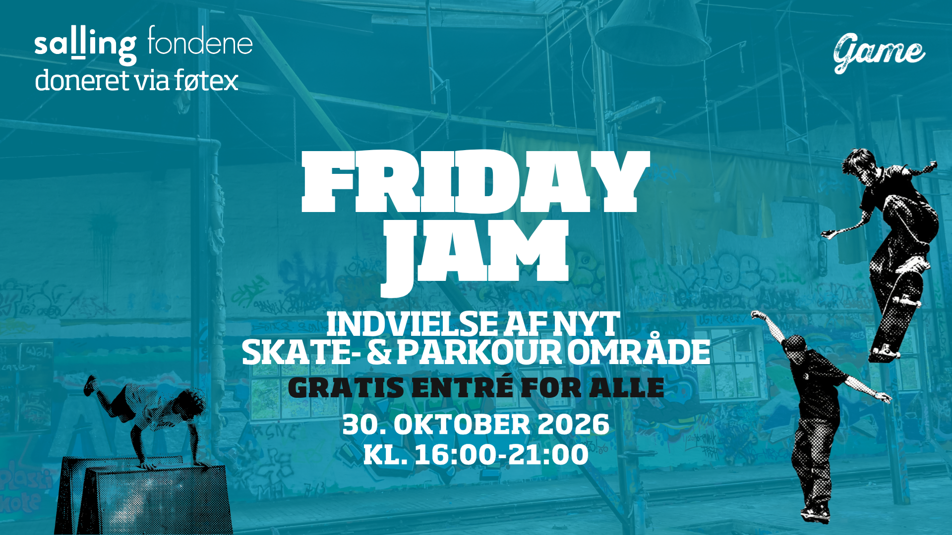 Friday Jam: Indvielse af nyt Skate- & Parkour område
