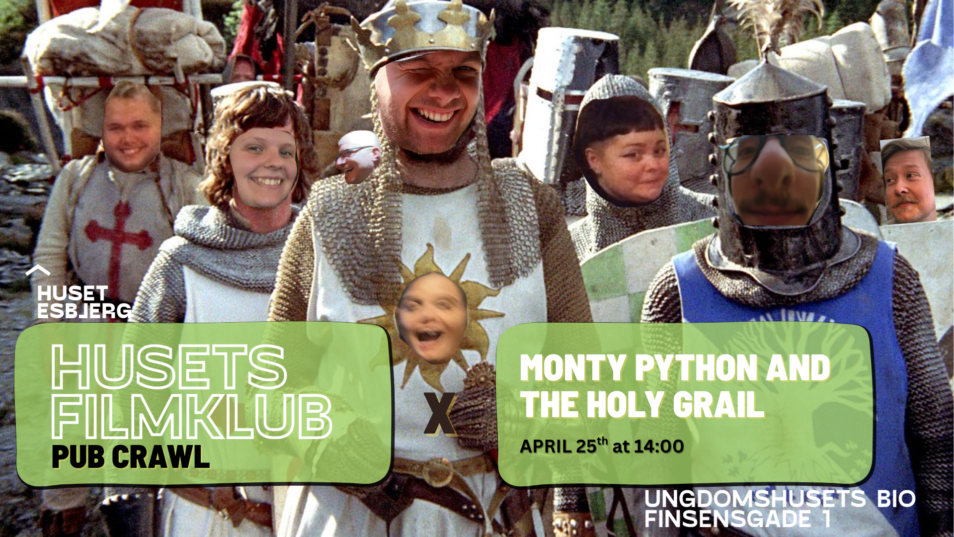 Husets Filmklub Pub Crawl - Monty P 'n' the Holy Grail