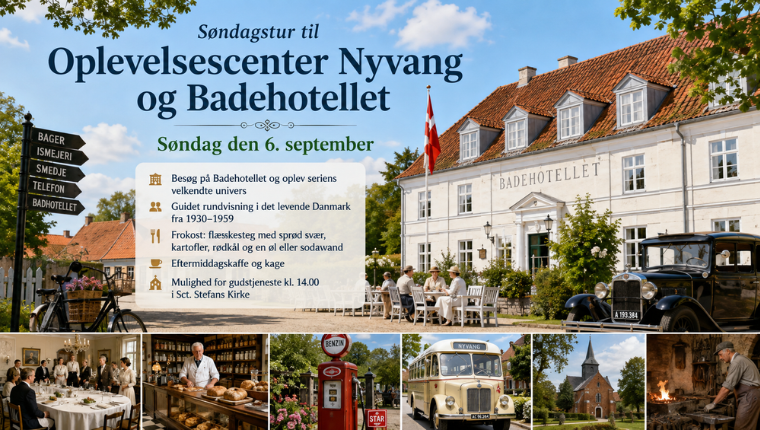 Søndagstur til Badehotellet og Nyvang