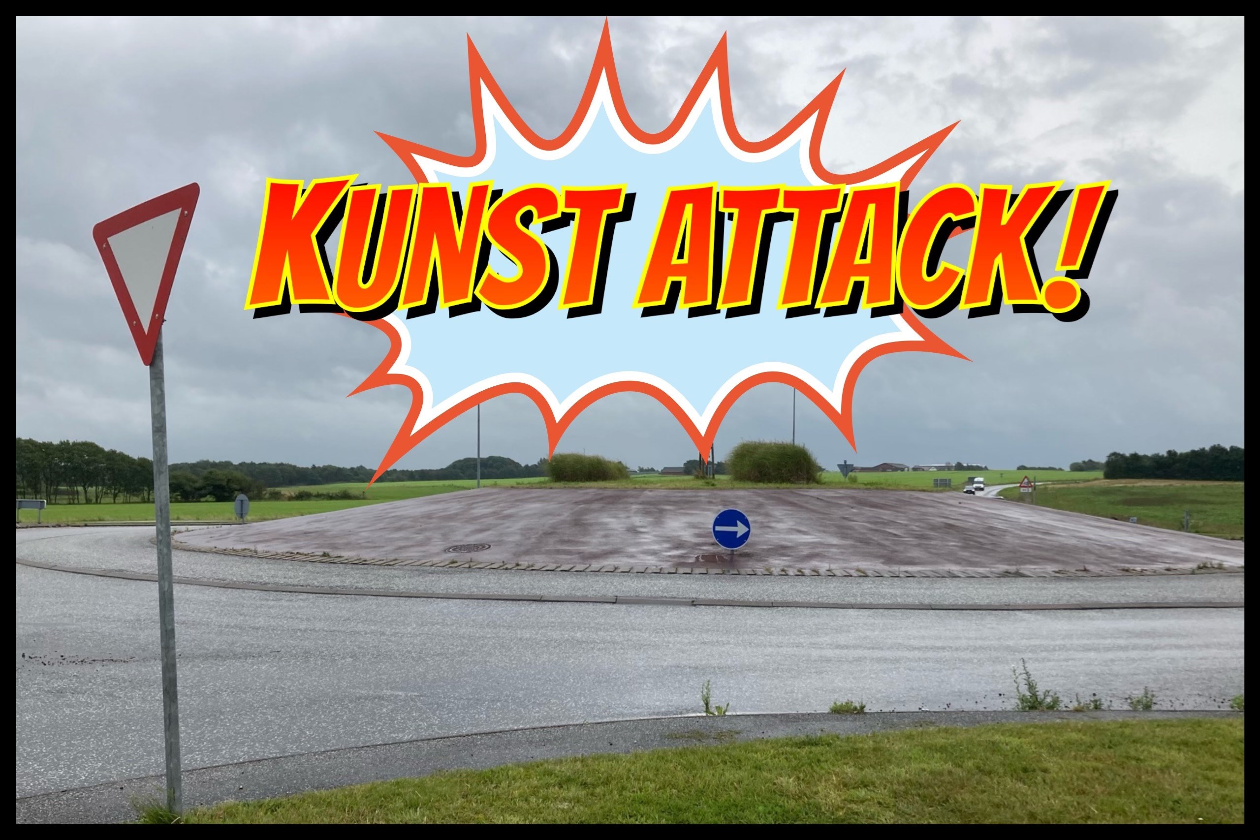 Rundkørselkunst - Kunst attack og biodiversitet