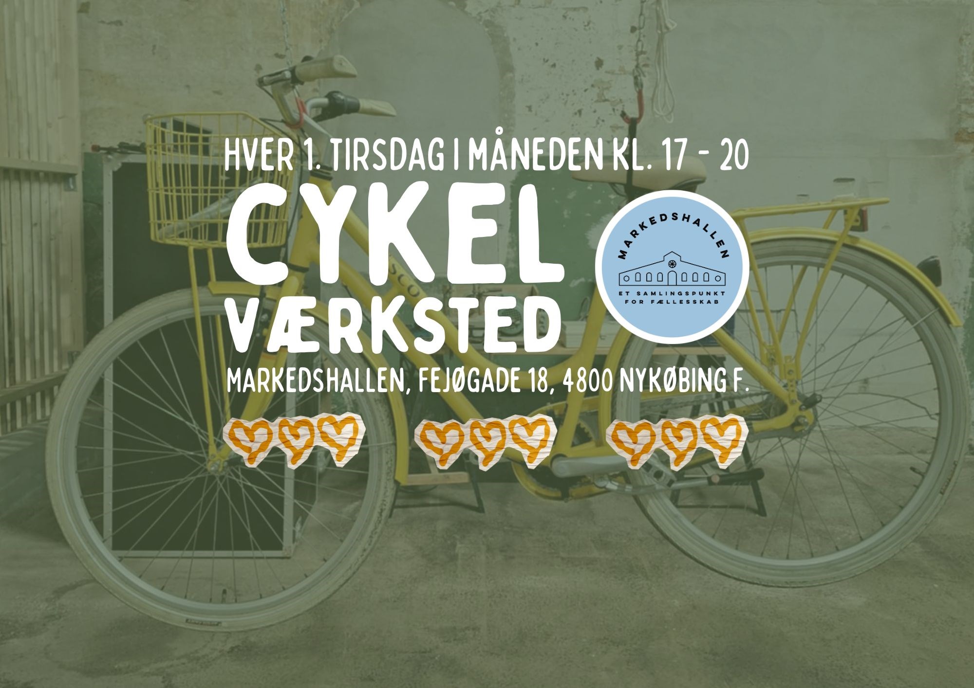 Cykelværksted - hver 1. tirsdag i måneden