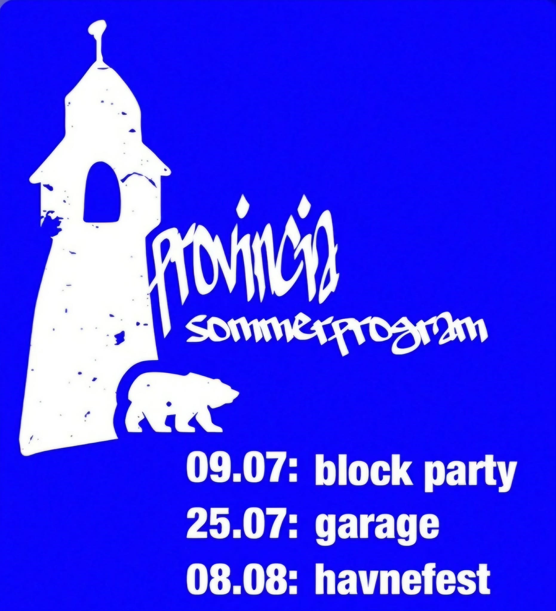 Provincia Sommerprogram - WDC x Markedshallen