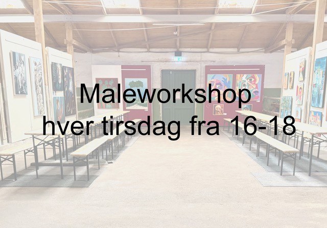 Maleworkshop i Markedshallen