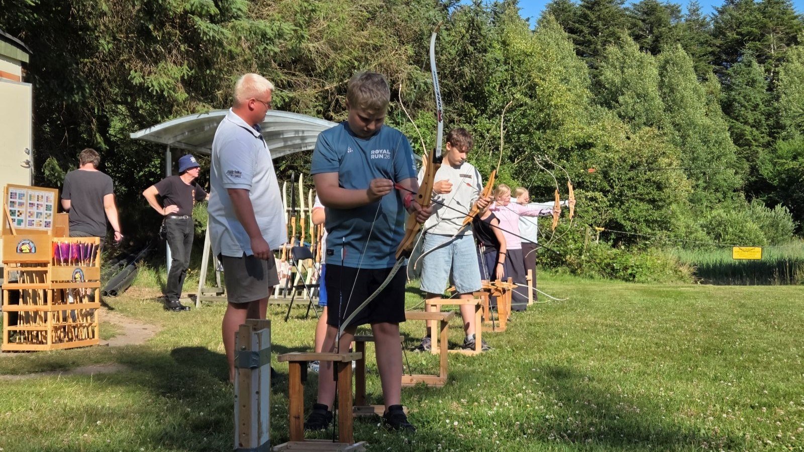 Sommerferie i Thy - Ram plet med bueskydning
